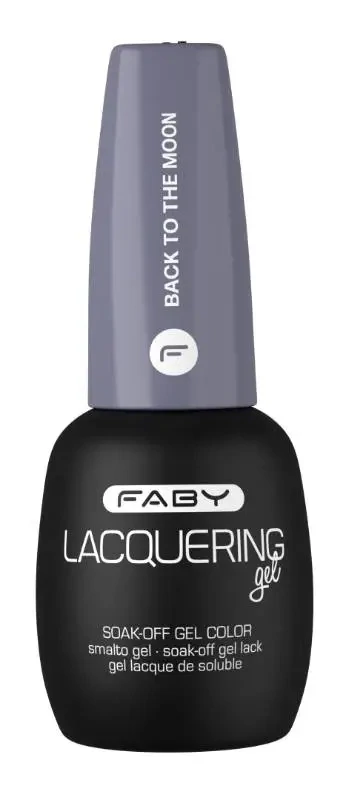 Back To The Moon - Lacquering Gel - 15ml Grauer Gel-Lack | Grauer Gel-Nagellack | FABY