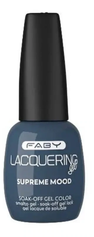 Supreme Mood - Lacquering gel - 15ml Grijze gellak | Grijze gel nagellak | FABY