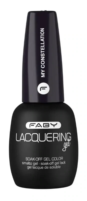 My Constellation - Lacquering Gel - 15ml Vernis semi-permanente noir | vernis gel noir | FABY