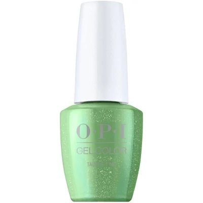 OPI GelColor Taurus-t Me – sprankelende groene gellak met glinsterende afwerking voor een stralende manicure.