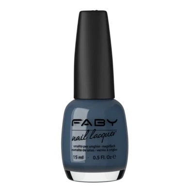 Supreme Mood - 15ml Grey vegan Nail Polish Faby, natural nail polish without harmful substances
