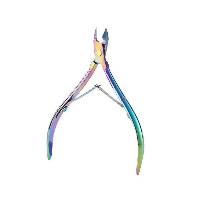 Cuticle nipper for precise trimming of cuticles, perfect for professional and home nail care.