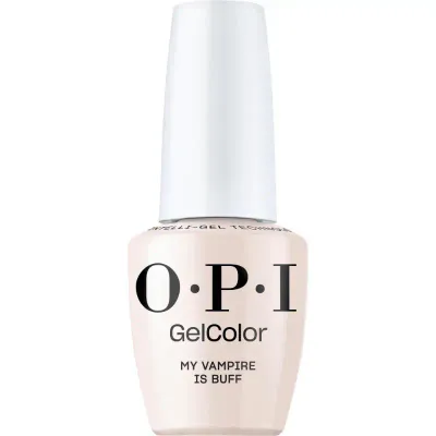 My Vampire is Buff - GelColor - 15ml OPI GelColor My Vampire is Buff – nude gellak met een glanzende afwerking, ideaal voor een subtiele en verfijnde nagellook.