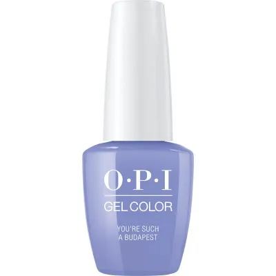 You're Such a Budapest - GelColor - 15ml OPI GelColor You're Such a Budapest – paars met een glanzende afwerking, de perfecte keuze voor een verfijnde en elegante nagellook.
