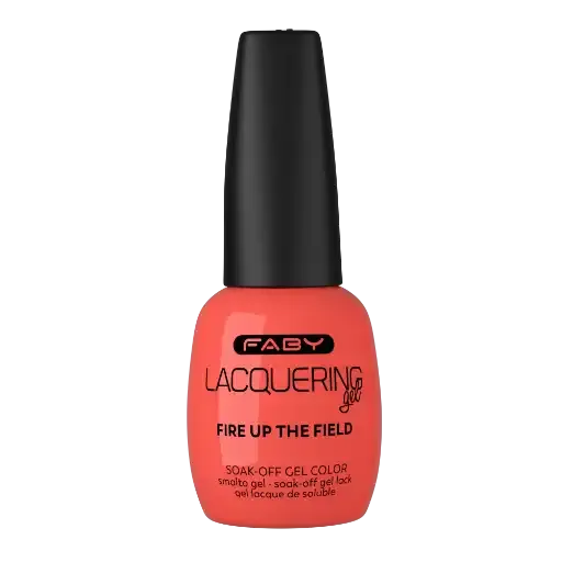 Neon rode gellak | Neon rode gel nagellak | FABY