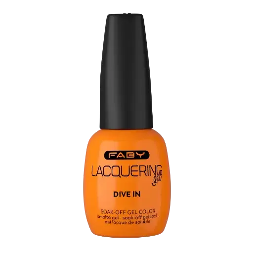 Neon oranje gellak | Neon oranje gel nagellak | FABY