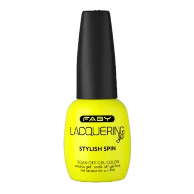 Neon yellow gel polish | Neon yellow gel nail polish | FABY