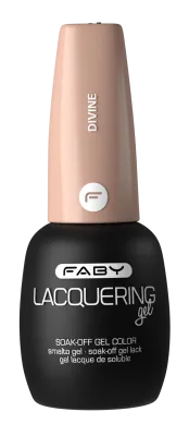 Divine - Lacquering Gel - 15ml Nude gellak | Nude gel nagellak | FABY
