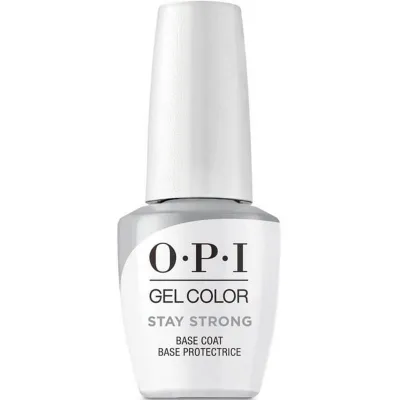 Stay Strong Base Coat - GelColor - 15ml OPI Stay Strong Base Coat, een enorm stevige base coat voor gellak. Geschikt voor erg moeilijke nagels.