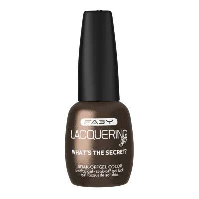 What's the secret - Lacquering Gel - 15ml Bruine gellak | Bruine gel nagellak | FABY