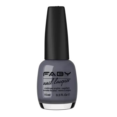 My magic touch - 15ml Gray Vegan Nail Polish Faby, natural nail polish without harmful substances
