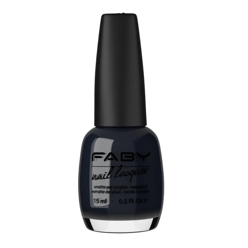 Schwarz veganer Nagellack Faby, natürlicher Nagellack ohne Schadstoffe