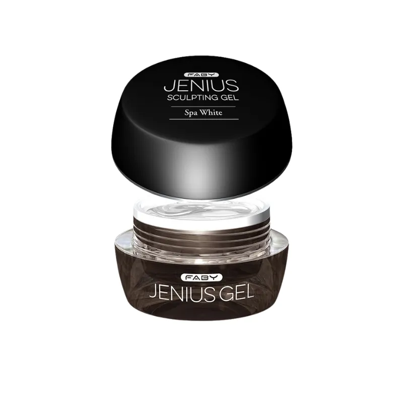 Spa White Sculpting gel - Jenius Gel - 15g Spa White Sculpting gel - Hard gel - FABY