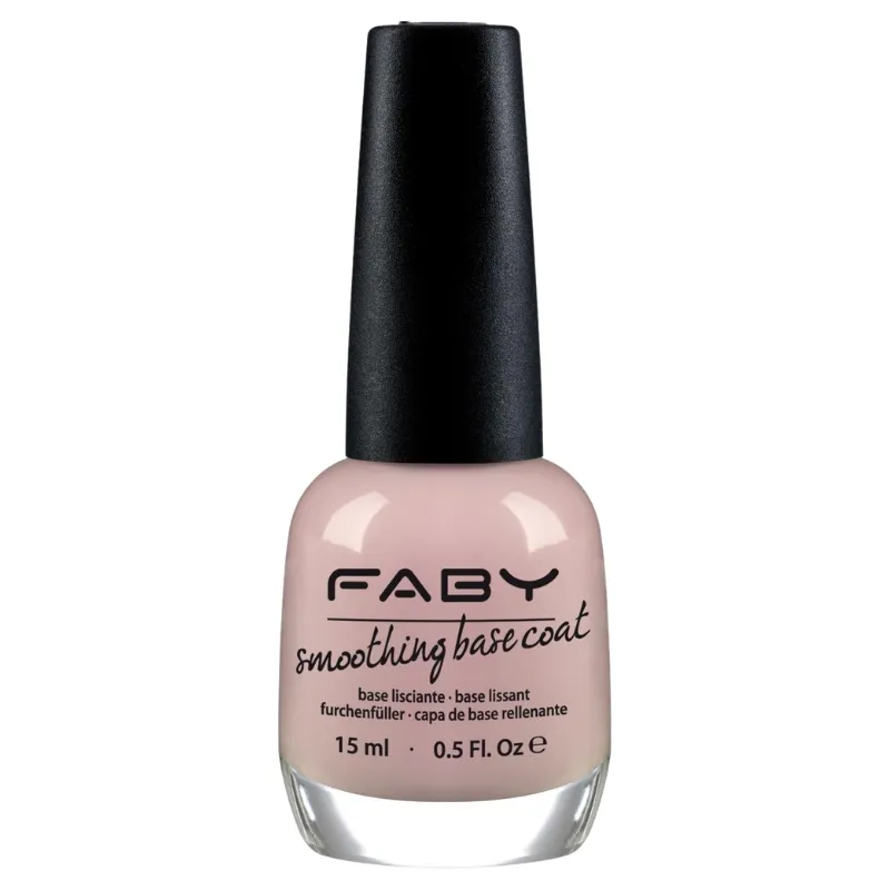 Smoothing base coat - 15ml Unterlack für geriffelte oder unebene Nägel | Nagelpflege | FABY