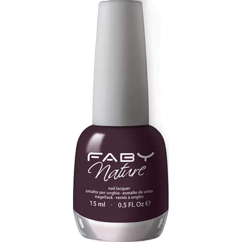 Lila veganer Nagellack Faby, natürlicher Nagellack ohne Schadstoffe
