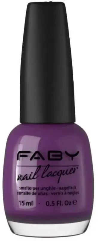Vernis à ongles vegan violet Faby, vernis à ongles naturel sans substances nocives