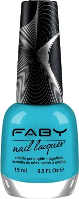 Mrs Liberty - 15ml Vernis à ongles vegan bleu Faby, vernis à ongles naturel sans substances nocives