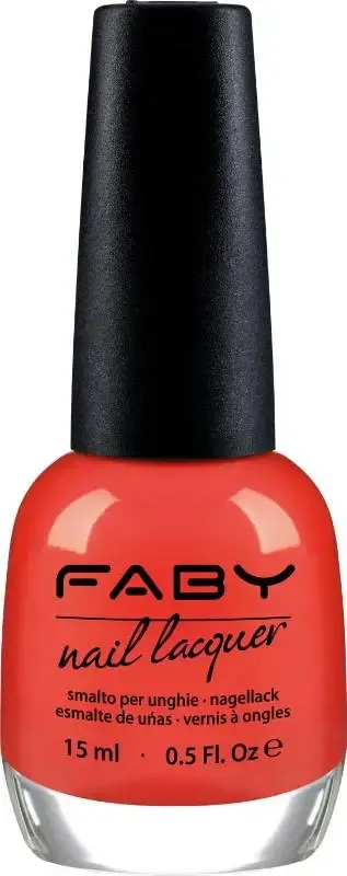 Pink Vegan Nail Polish Faby, natural nail polish without harmful substances