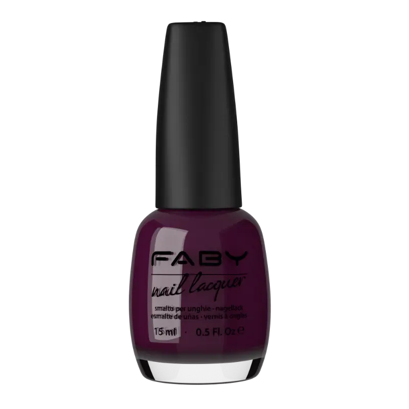Paarse nagellak met glanzende afwerking van FABY, Faby's Dream. Perfect voor een stralende en langdurige look.