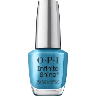 It's in Your Jeans - Infinite Shine - 15ml OPI Infinite Shine langhoudende nagellak in glanzend blauwe kleur, It's in Your Jeans. Voor een trendy en stijlvolle uitstraling.