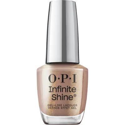 OPI Infinite Shine Track Suited Cutie – een glinsterende bruine tint voor een langdurige, stralende finish zonder lamp.
