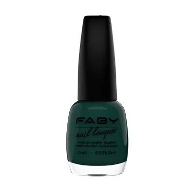 Alpine Green Night - 15ml Vernis FABY Alpine Green Night – vegan, vert professionnel sans TPO, brillance longue durée