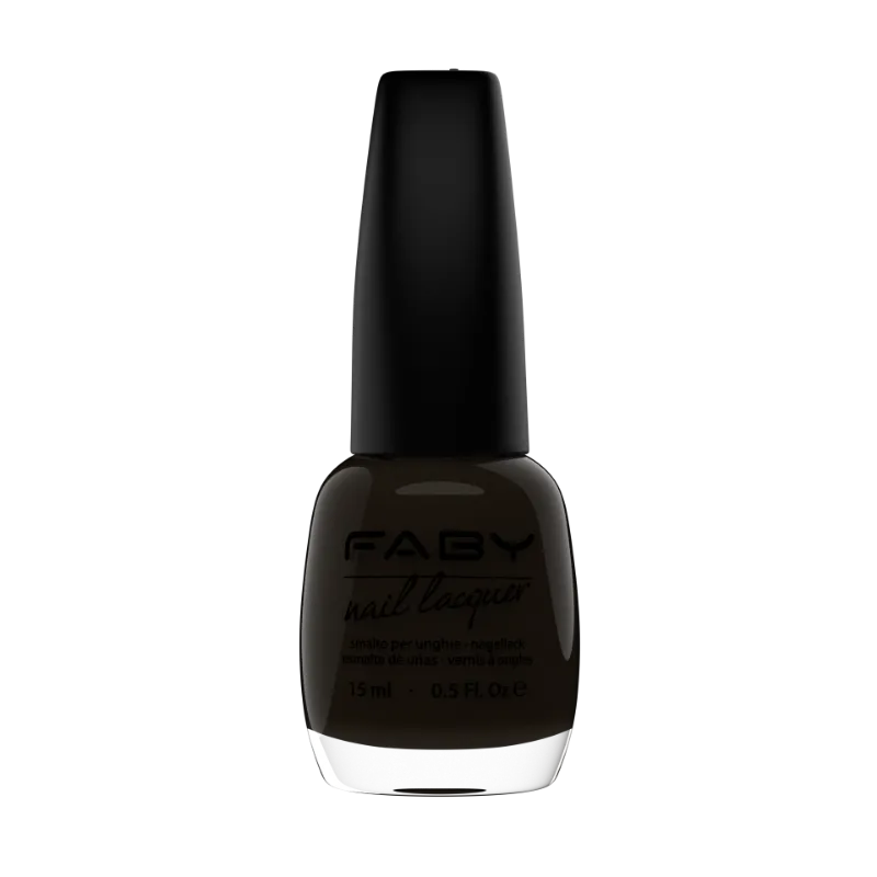 Vernis FABY I Like Dark Chocolate – vegan, brun professionnel sans TPO, brillance longue durée