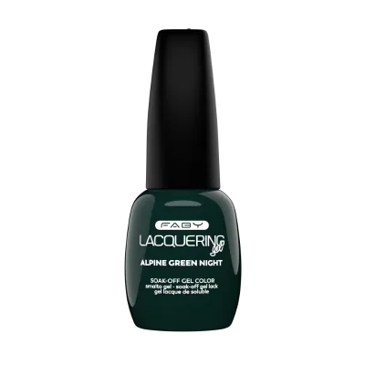 Alpine Green Night - Lacquering gel - 15ml FABY gel polish Alpine Green Night – professional TPO-free green gellak with long-lasting shine