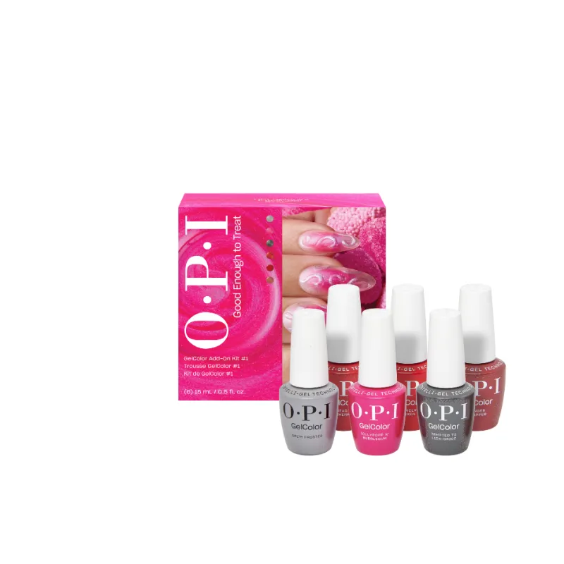 Coffret OPI Good Enough to Treat 6x15ml – vernis gel professionnel, brillance durable pour salon de manucure.