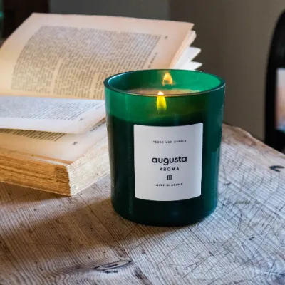 Bougie en cire végétale vegan