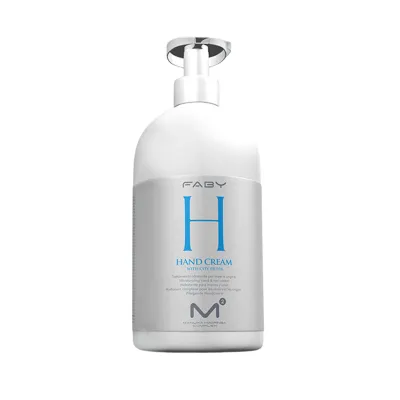 Hand cream with city filter | 500 ml FABY Hand Cream 500 ml with City Filter – protects, hydrates, and softens hands from urban stress.
