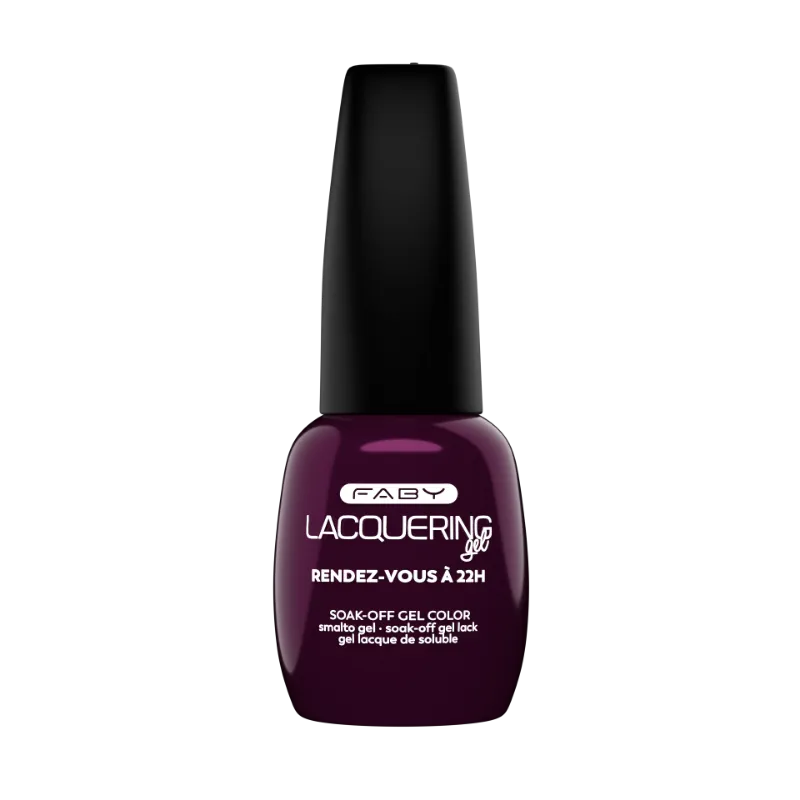 Rendez-vous à 22h - Lacquering Gel - 15ml Rendez-vous à 22h purple FABY gel polish – Euphoria Star collection, vegan and long-lasting.