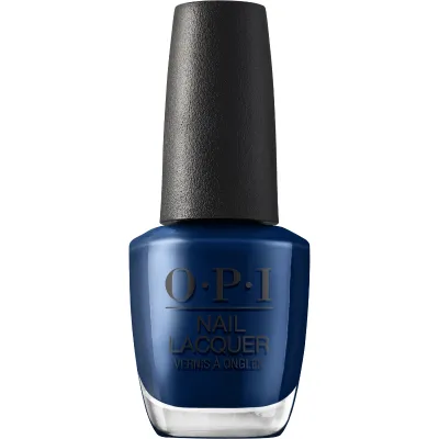 OPI deep indigo blue nail polish with a glossy finish, IndiGO Off. For a stylish and modern look.