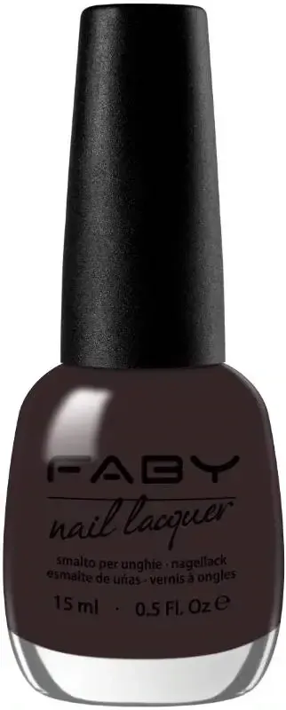Burgundy vegan Nail Polish Faby, natural nail polish without harmful substances