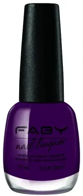 Paarse vegan Nagellak Faby, natuurlijke nagellak zonder schadelijke stoffen