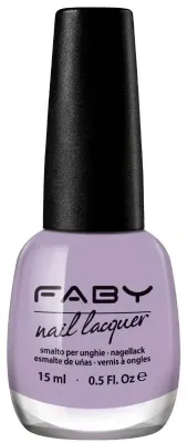 The Comedian - 15ml Paarse Vegan Nagellak Faby, natuurlijke nagellak zonder schadelijke stoffen