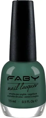 Vernis à ongles vegan vert Faby, vernis à ongles naturel sans substances nocives