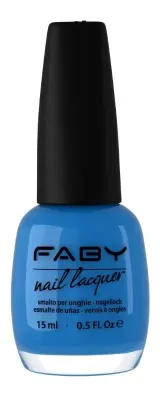 Blue vegan Nail Polish Faby, natural nail polish without harmful substances