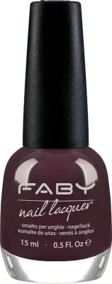 Paarse Vegan Nagellak Faby, natuurlijke nagellak zonder schadelijke stoffen