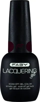 Vernis semi-permanente bordeaux | vernis gel bordeaux | FABY