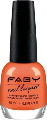 You are my Sunshine! - 15ml Vernis à ongles vegan orange Faby, vernis à ongles naturel sans substances nocives