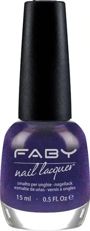See you in Florence... - 15ml Purple vegan nail polish Faby, natural nail polish without harmful substances
