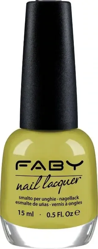 Green vegan Nail Polish Faby, natural nail polish without harmful substances