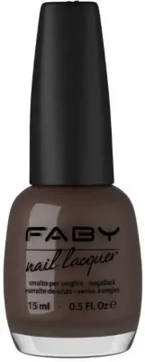 Bruine vegan Nagellak Faby, natuurlijke nagellak zonder schadelijke stoffen