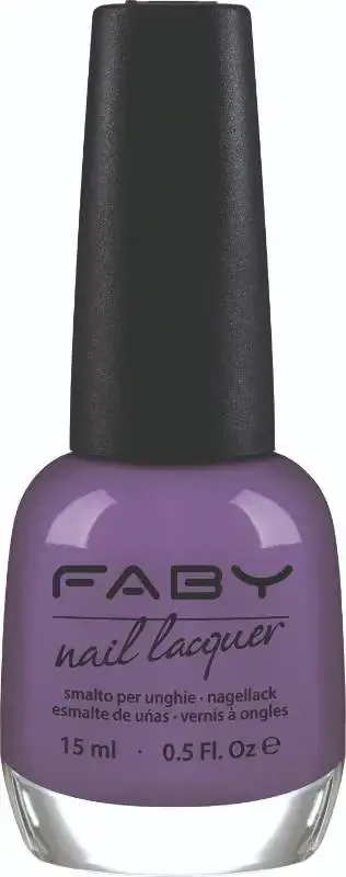 Vincero! - 15ml Paarse vegan nagellak Faby, natuurlijke nagellak zonder schadelijke stoffen