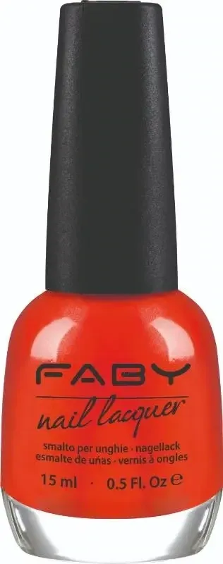 Sweet Tunes - 15ml Red vegan Nail Polish Faby, natural nail polish without harmful substances