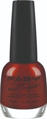 Brauner veganer Nagellack Faby, natürlicher Nagellack ohne Schadstoffe