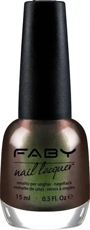 Green vegan Nail Polish Faby, natural nail polish without harmful substances