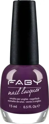 My best idea! - 15ml Purple vegan nail polish Faby, natural nail polish without harmful substances