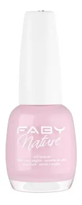 Light kiss - 15ml Roze vegan nagellak Faby, natuurlijke nagellak zonder schadelijke stoffen